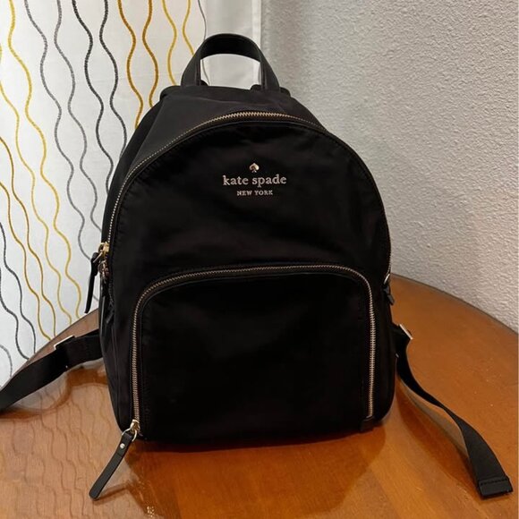 Kate Spade nylon black backpack - Picture 1 of 5